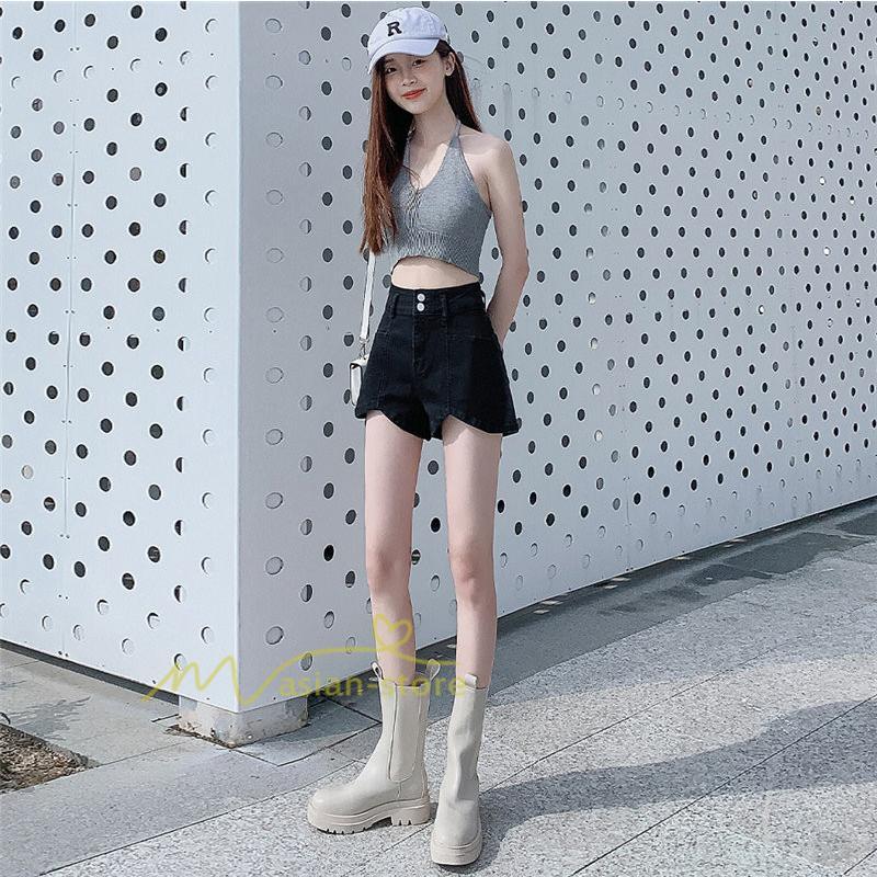 ショートパンツ | レディース デニム 短パン ジーンズ ボトムス 20代30代40代 カジュアル お出かけ 通勤通学 韓国風 ファッション 上品 着痩せ