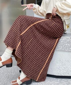 フレアスカート | フレアスカートニットスカートハイウエスト