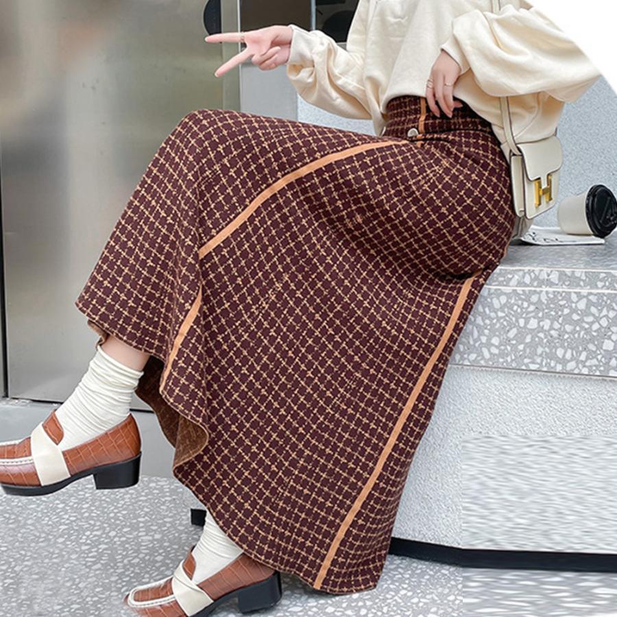 フレアスカート | フレアスカートニットスカートハイウエスト