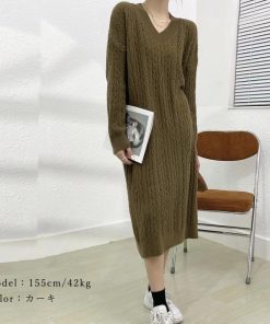 ワンピース | ニット長袖 レディース 秋冬
