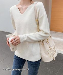 ニット・セーター | ニット カットソー セーター レディース トップス 秋冬 春 長袖 ニットセーター プルオーバー Vネック スリム ニットトップス 春秋 通勤 柔らかい 通学 伸縮性