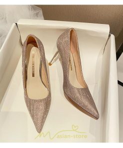 パンプス | 結婚式 ハイヒール 可愛い パーティー ヒール 痛くないハイヒール 靴 細見え おしゃれ 歩きやすい ピンク 幅広 シルバー ゴールド きらきら