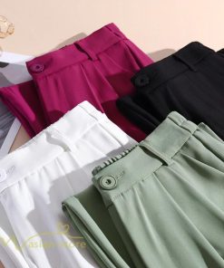 ワイドパンツ | レディース パンツ ボトムス ズボン ハイウエストパンツ 体型カバー ストレート ロングパンツ ゆったり 春夏 美脚 お洒落 カジュアル