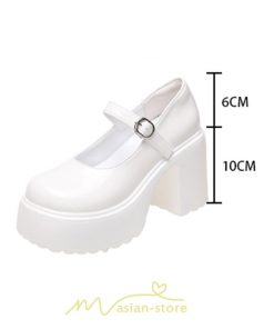 ローファー | パンプス ハイヒール レディース グランドトゥ 厚底 太ヒール スムース 美脚 ハロウィン 演出 可愛い 疲れない 韓国風 人気 歩きやすい 小柄