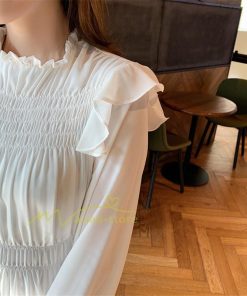 マキシ | ワンピース レディース ゆったり 長袖 オシャレ 呼ばれ 韓国風 二次会 同窓会 通勤 ロング丈 新春 ロング 着痩せ エレガント きれいめ 20代30代40代 体型カバー