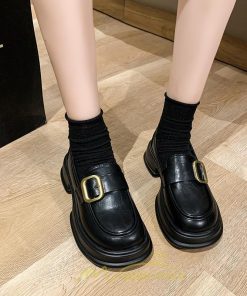 ローファー | レディース 靴 シューズ レザー調 合皮 厚底 履きやすい 韓国風 人気 クラシック 可愛い パンプス 通勤 春 夏 通学 冬 学生靴 秋