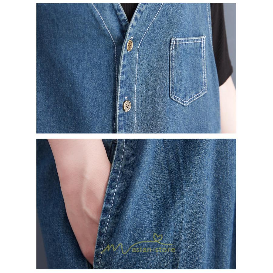 オーバーオール サロペット | サロペット オールインワン レディース 春 デニム オーバーオール おしゃれ パンツ サルエル 体型カバー マタニティ カジュアル 大人 お出かけ 2022新作 秋 人気