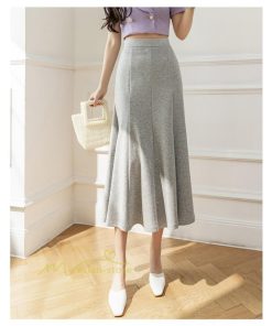 スカート | マーメイドレディース 春 夏 ストレッチ 伸縮性 体型カバー ニット 20代30代40代50代 通勤通学 着回し 着痩せ お出かけ カジュアル 2022作