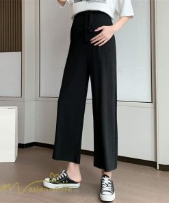 パンツ レギンス | ワイドパンツ マタニティウェア 妊婦服 サマーパンツ 着痩せ 上品 無地 マタニティパンツ 大きいサイズ サマー 夏服 お出かけ 日常感 妊婦服 産前 ウエストゴム