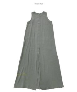 ノースリーブ | ワンピース マキシワンピース マキシワンピ マキシ ロングワンピース ワンピ スリット シンプル 無地 春夏 フレアワンピース ゆったり