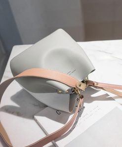 ショルダーバッグ | バケツバッグ レディース バイカラー