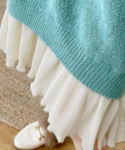 ワンピース | ニット ドッキングカジュアル