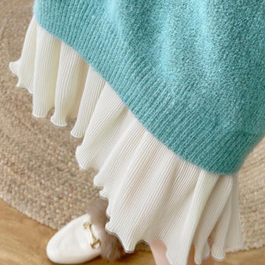 ワンピース | ニット ドッキングカジュアル