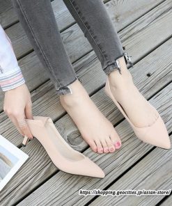 パンプス | スリッポン ポインテッドトゥ ピンヒール 28cm 大きいサイズ サボサンダル ローカット サボ レディースシューズ 靴 上品 革靴 無地 大人 レザー調