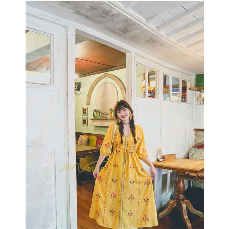 マキシ | ロングワンピース ワンピース ロングワンピ レディース マキシ丈 ワンピ Aライン 体型カバー 無地 ゆったり おしゃれ きれいめ 夏 上品 ボヘミア風 30代 40代