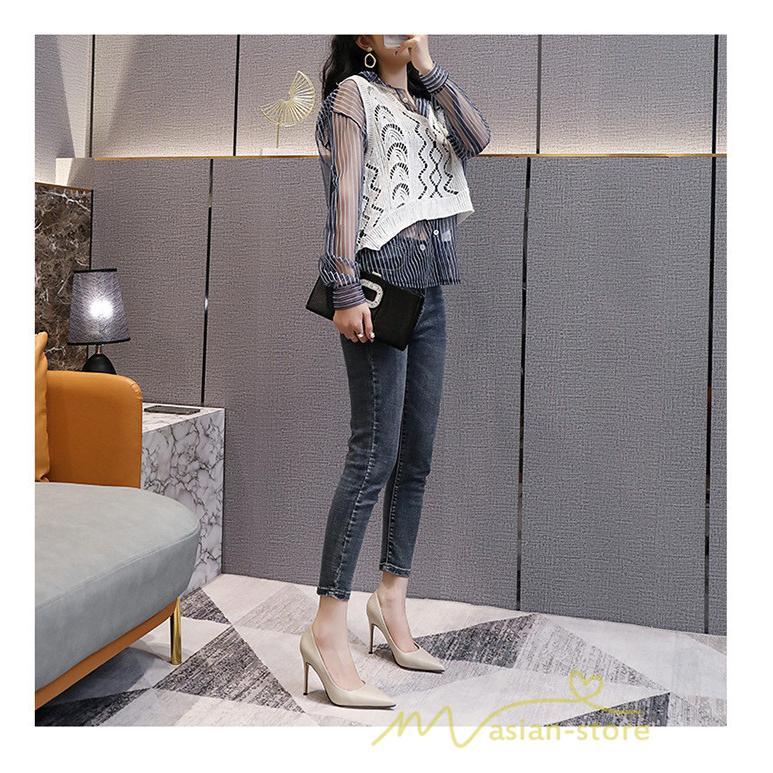 パンプス | 走れる ヒール 6cm 8cm 10cm レディース 結婚式 通勤 二次会 小さいサイズ 20.5cm 大きいサイズ ポインテッドトゥ ハイヒール 26.5cm