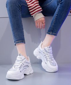 シューズ | ダッドスニーカー レディース 韓国風厚底