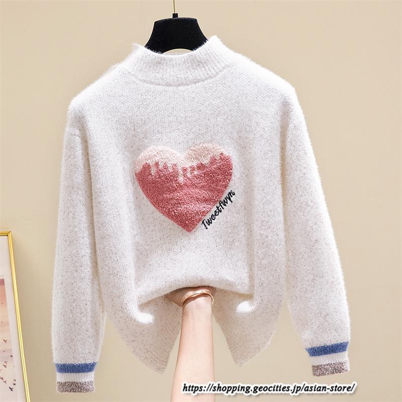 ニット・セーター | ニット カットソー セーター レディース トップス 秋冬 長袖 ニットセーター プルオーバー ニットトップス 柔らかい シンプル 通勤 暖かい 防寒 通学 春秋 秋冬