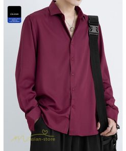 シャツ | トップス メンズ 長袖 ジャケット カジュアル無地 ゆったり メンズ オーバーライトアウター メンズ長袖シャツ