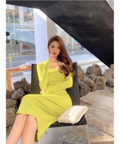 タイト | ニットワンピース長袖 タイトワンピース ストレッチワンピース 長袖ワンピース 膝丈 スリム お呼ばれ セクシーワンピース 上品 高級感 美ライン