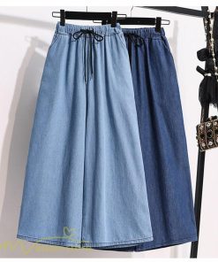 ジーンズ、デニム | ワイドパンツ レディース ガウチョパンツ デニム ゆったり デニムパンツ ジーンズ ジーパン 薄手 春秋コーデ 大きいサイズ ひも付き 女性着 日常感 上品 着回し