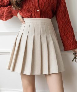 ミニスカート | プリーツハイウエスト韓国