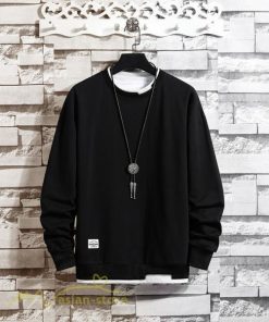 Tシャツ | ロングメンズ 長袖 秋物 トレーナー 切り替え フェイク レイヤード トップス ｔシャツ 男の子 長袖ロングT 20代30代40代 カジュアル