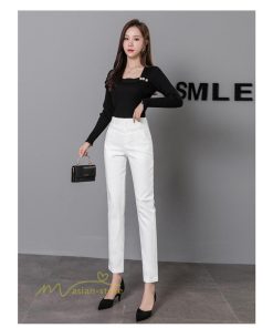 チノ・テーパード・ジョガー・スキニーパン | テーパードパンツ ロングパンツ ９分丈パンツ ビジネスカジュアルパンツ ハイウエスト ロングパンツ レディースパンツ ポケット フォーマル 体型カバー オフィス