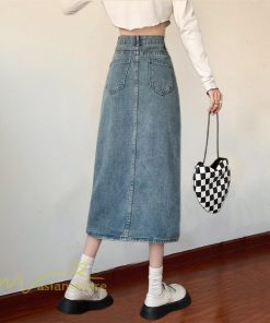 スカート | デニム マキシ夏 リゾート ロング結婚式 20代30代40代50代 カジュアル ひざ丈 ロング丈 春 キレイめ エレガント 可愛い 無地 レトロ