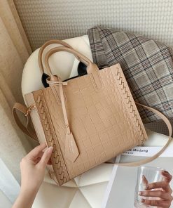 トートバッグ | レディース クロコ型押し 鞄