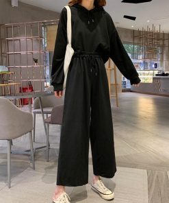 キャミソール | セットアップ 部屋着 フード付き レディース 無地 パンツセット スウェットパーカー 体型カバー ルームウェア シンプル