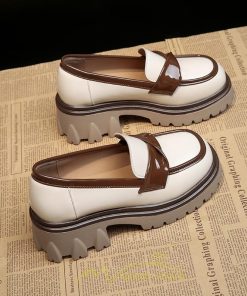 ローファー | 厚底 靴 オフィス 学生 通勤 通学 カジュアル パンプス 太ヒール 春 夏 秋 冬 学生靴 送料無料 コンフォート 学校 フォーマル 疲れにくい 痛くない