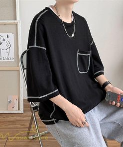 Tシャツ | 半袖メンズ カットソー ゆったり 半袖 カジュアル おしゃれ カジュアル 夏新作 体型カバー シンプル 30代 カッコウイイ ポケット 20代 無地