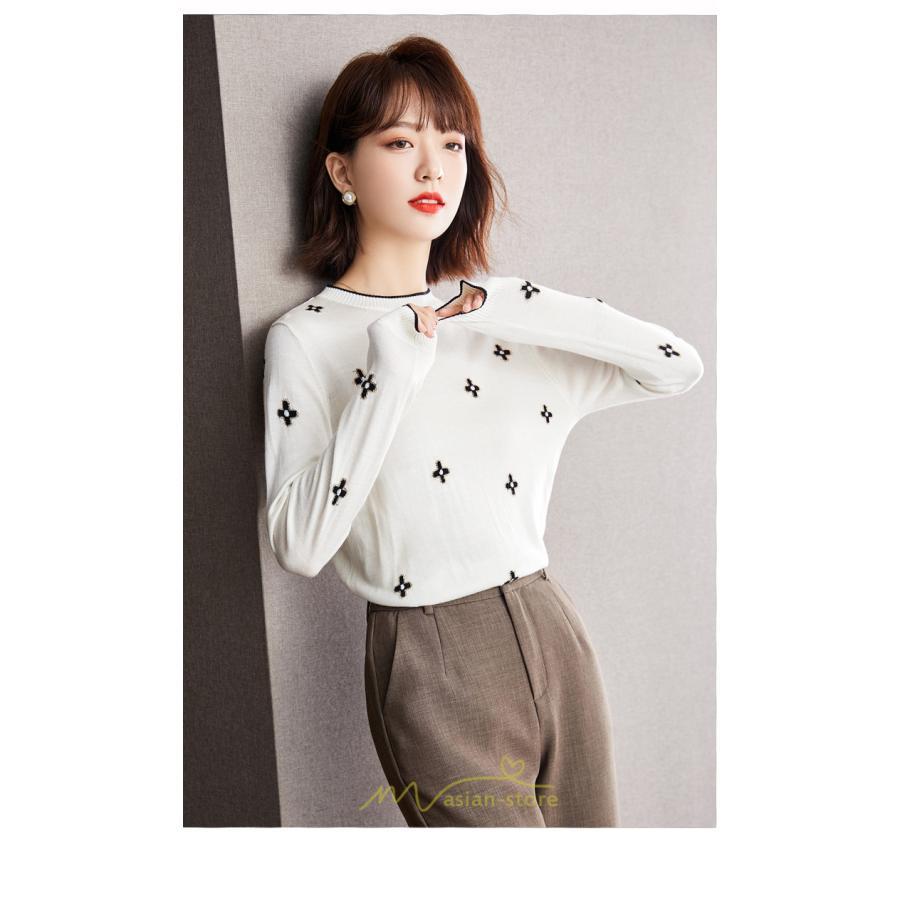 シャツ・ブラウス | ブラウス レディース 長袖 50代 白 シャツ ゆったり トップス きれいめ フォーマル 20代 30代 40代 通勤 刺繍 冬 オシャレ 可愛い ナチュラル 秋 キレイめ 上品
