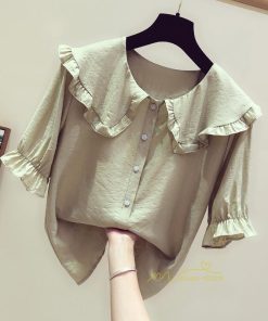 シャツ・ブラウス | ブラウス シャツ レディース スクエアネック 半袖 可愛い ブラウス 着痩せ 半袖トップス ベルスリーブ きれいめ 通勤 デイリーコーデ 韓国ファッション