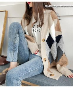 カーディガン | ニットレディース アウター ニットアウター 羽織り フロントボタン ボリューム感 大きめ ゆったり 20代30代 ミドル ゆるシルエット