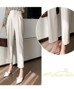 チノ・テーパード・ジョガー・スキニーパン | テーパードパンツ レディース 涼しい スーツパンツ スリムパンツ ハイウエスト 無地 美脚 大人 30代40代 黒パンツ オフィス 落ち感 通勤