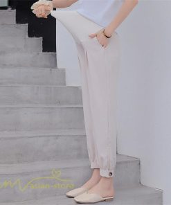 パンツ レギンス | マタニティパンツ レディース 妊婦服 テーパードパンツ 着痩せ 無地 マタニティウェア カジュアル 大きいサイズ 薄手 ウエスト調整 夏 マタニティ パンツ 春