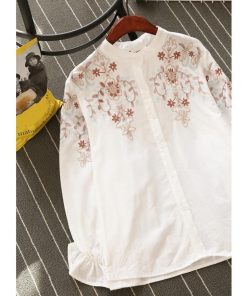 シャツ・ブラウス | 即日発送 シャツ ブラウスシャツ レディーストップス 刺繍シャツ フリル袖 40代 50代 花 長袖シャツ 春シャツ 夏秋 オフィス 大人 20代 通学 上品 30代 通勤