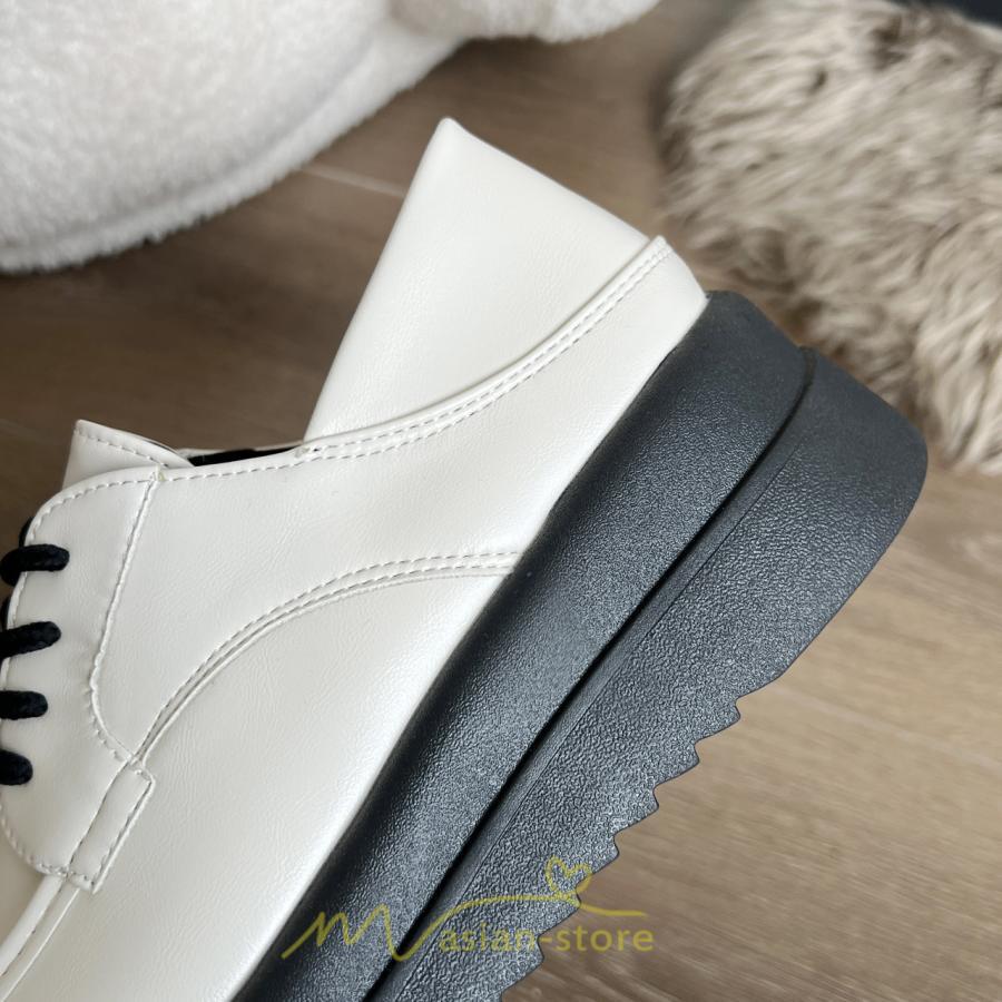 ローファー | ドレスシューズ レディース 靴 合皮 厚底靴 編み上げ 韓国風 歩きやすい 学生靴 通勤 通学 パンプス 春 夏 秋 発表会 入学 卒業 卒園 冬 入園