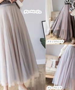 ロングスカート | チュールスカート ロング ふんわり 夏