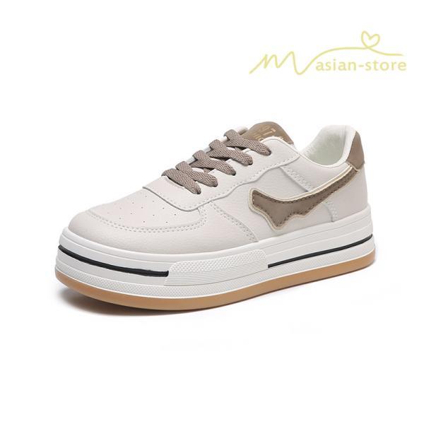 スニーカー | 厚底レディース 4cmヒール 靴 軽量 歩きやすい 疲れにくい 美脚 ナースシューズ 疲れない 25cm ウォーキングシューズ おしゃれ