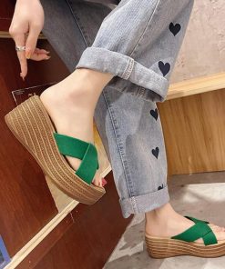 サンダル | 厚底ウエッジソール 韓国風