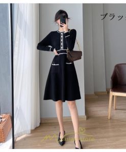 ニットワンピース | ワンピース レディース ニット ワンピース ニット チュニック 膝丈 ロング 長袖 着痩せ 20代30代40代50代 送料無料 秋冬 可愛い 秋冬コーデ