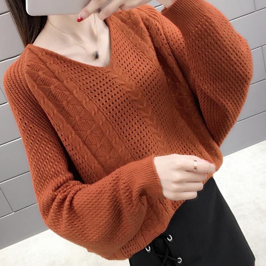 透かし編みトップス | ニットトップス レディース 体型カバー秋