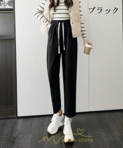 チノ・テーパード・ジョガー・スキニーパン | テーパードパンツ ストレッチ 30代 40代 レディース 楽ちん ウエストゴム 体型カバー オフィス お出掛け 20代 脚長 送料無料 10代 ロング 美脚