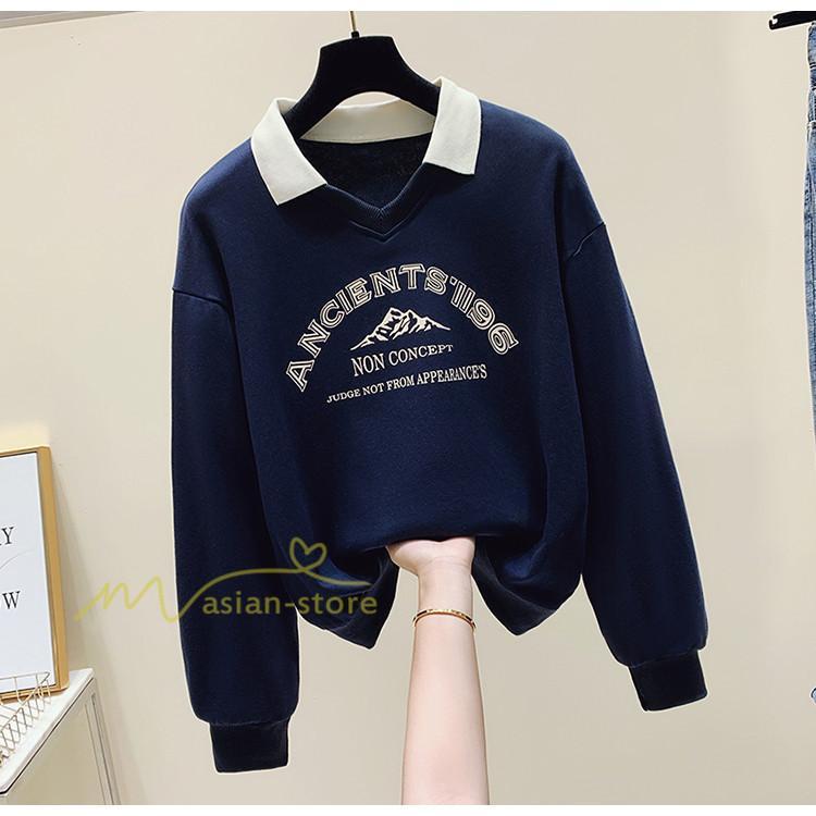 パーカー | トレーナー レディース レイヤード風 ピリンと 可愛い 長袖トレーナー スウェット 着痩せ 長袖 カジュアル 大きいサイズ コーデ 着回し 新作 トップス 秋冬