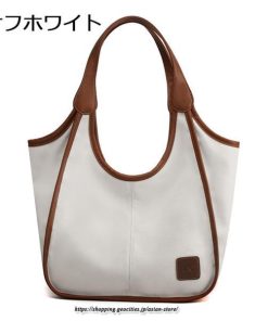 女性用バッグ | トートバッグ レディース 軽い キャンバス 帆布 肩掛け おしゃれ 大容量 軽量 通勤 通学 お出かけ カジュアル 9色展開 キレイめ 大学生