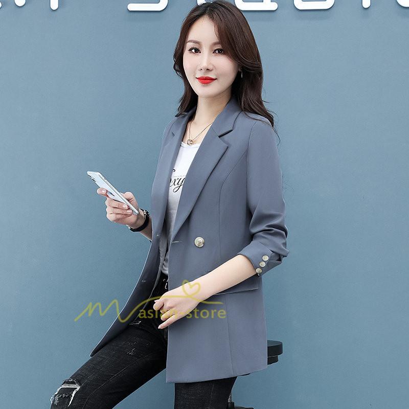 コート・ジャケット | サマージャケット レディース テーラードジャケット ミドル丈 無地 冷房対策 アウター トップス 春 夏 秋 通気 フォーマル 着痩せ ビジネス 仕事用 カジュアル