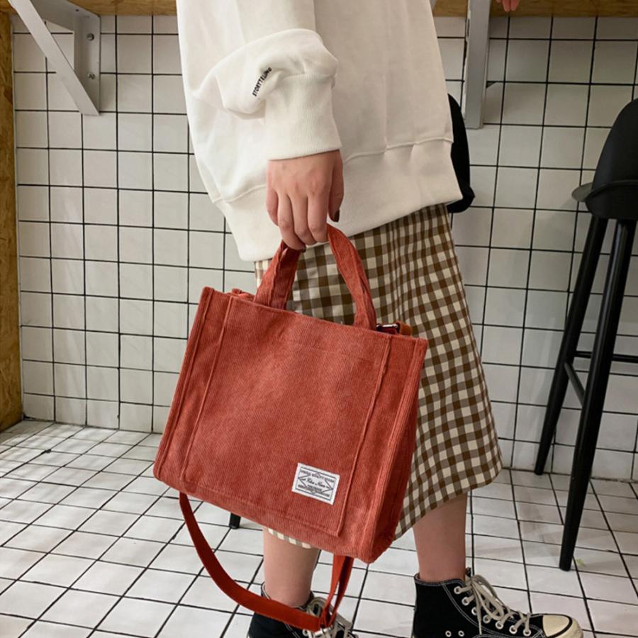 ショルダーバッグ | コーデュロイ ミニトートバッグ 3way